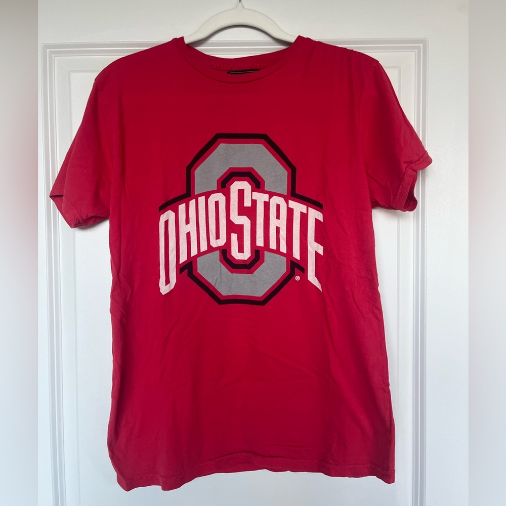 Ohio State Women's Red Short Sleeve Tee